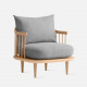 Willow Single Sofa, L89, Ash Willow Single Sofa, L89, Ash